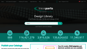 What Tracepartsonline.com website looked like in 2020 (4 years ago)