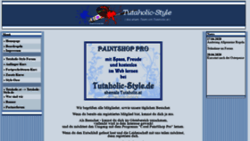 What Tutaholic-style.de website looked like in 2020 (3 years ago)