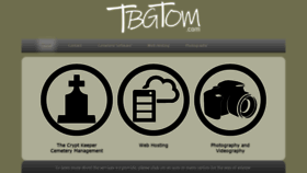 What Tbgtom.com website looked like in 2020 (3 years ago)