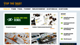What Thuthuat.top website looked like in 2020 (3 years ago)