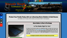 What Tornadotoughshelters.com website looked like in 2020 (3 years ago)