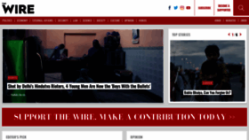 What Thewire.in website looked like in 2020 (3 years ago)