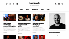 What Truban.sk website looked like in 2020 (3 years ago)