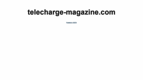 What Telecharge-magazine.com website looked like in 2020 (3 years ago)