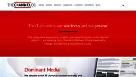 What Thechannelco.com website looked like in 2020 (3 years ago)