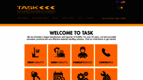 What Taskforklifts.com.au website looked like in 2020 (3 years ago)