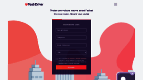 What Testdrive.ma website looked like in 2020 (3 years ago)