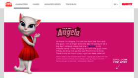 What Talkingangela.com website looked like in 2020 (3 years ago)
