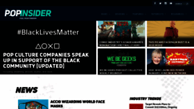 What Thepopinsider.com website looked like in 2020 (3 years ago)