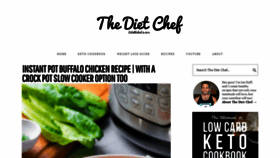 What Thedietchefs.com website looked like in 2020 (3 years ago)