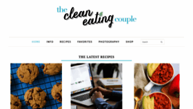What Thecleaneatingcouple.com website looked like in 2020 (3 years ago)