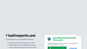 What Toplivesports.com website looked like in 2020 (3 years ago)