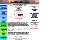 What The12stepstore.com website looked like in 2020 (3 years ago)
