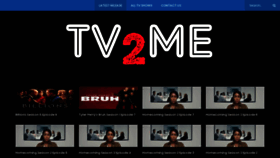 What Tv2me.net website looked like in 2020 (3 years ago)