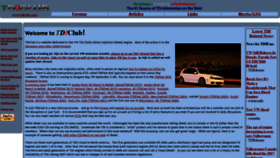 What Tdiclub.com website looked like in 2020 (3 years ago)