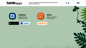 What Tapirapps.de website looked like in 2020 (3 years ago)