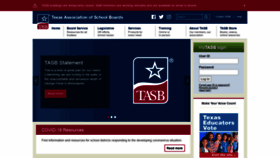 What Tasb.org website looked like in 2020 (3 years ago)