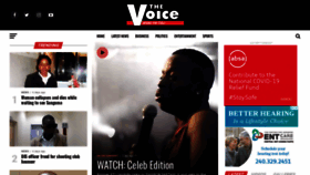 What Thevoicebw.com website looked like in 2020 (3 years ago)