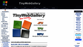 What Tinywebgallery.com website looked like in 2020 (3 years ago)
