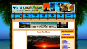 What To-hawaii.com website looked like in 2020 (3 years ago)