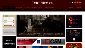 What Totalmedios.com website looked like in 2020 (3 years ago)