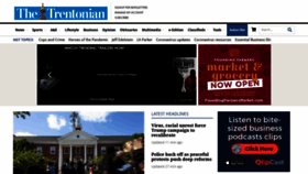 What Trentonian.com website looked like in 2020 (3 years ago)