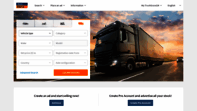 What Truckscout24.com website looked like in 2020 (3 years ago)
