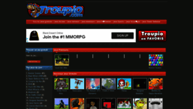 What Troupio.com website looked like in 2020 (3 years ago)