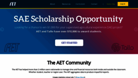 What Theaet.com website looked like in 2020 (3 years ago)