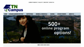 What Tnecampus.org website looked like in 2020 (3 years ago)