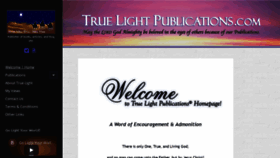 What Truelightpublications.com website looked like in 2020 (3 years ago)