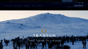 What Transun.co.uk website looked like in 2020 (3 years ago)