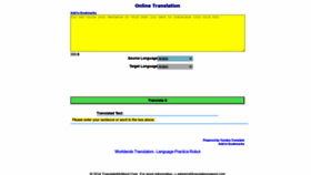 What Translatemyword.com website looked like in 2020 (3 years ago)