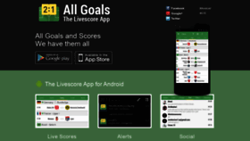 What Thelivescoreapp.com website looked like in 2020 (3 years ago)