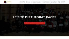 What Tutoratpaces.fr website looked like in 2020 (3 years ago)
