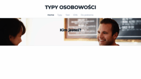What Typyosobowosci.pl website looked like in 2020 (3 years ago)