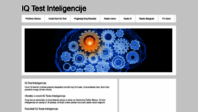 What Testinteligencije.com website looked like in 2020 (3 years ago)