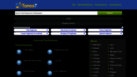 What Tones7.com website looked like in 2020 (5 years ago)