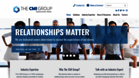What Thecmigroup.com website looked like in 2020 (3 years ago)