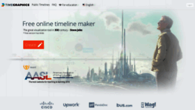 What Time.graphics website looked like in 2020 (3 years ago)