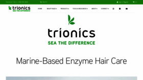 What Trionicshaircare.com website looked like in 2020 (3 years ago)