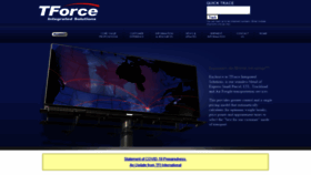 What Tforce-solutions.com website looked like in 2020 (3 years ago)