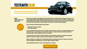 What Testeauto.co.uk website looked like in 2020 (3 years ago)