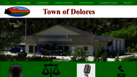 What Townofdolores.com website looked like in 2020 (3 years ago)