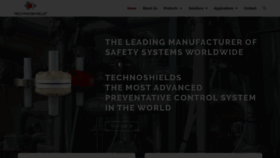 What Technoshields.com website looked like in 2020 (3 years ago)