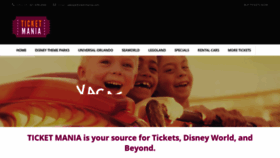 What Ticketmania.com website looked like in 2020 (3 years ago)