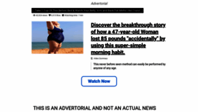 What Theflatbellyfixer.com website looked like in 2020 (5 years ago)