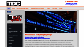 What Tallydisplay.com website looked like in 2020 (3 years ago)