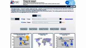 What Trademap.org website looked like in 2020 (5 years ago)