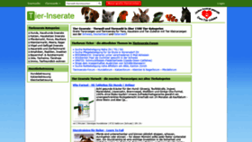 What Tier-inserate.ch website looked like in 2020 (3 years ago)